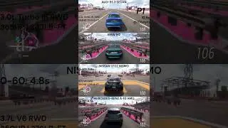 Audi RS 3 Sedan vs BMW M2 vs Nissan 370Z Nismo vs Mercedes-Benz A 45 AMG 