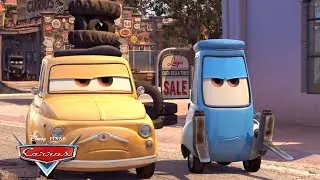 Luigi Conhece Relâmpago McQueen | Pixar Carros