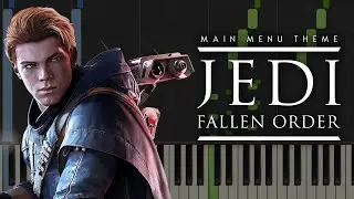 Star Wars Jedi: Fallen Order - Main Menu Theme | Piano Tutorial