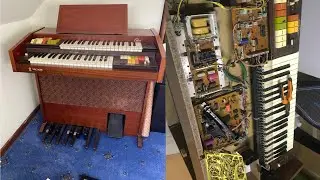 #electronicscreators #electricity Viscount Odeon organ teardown - How an electric organ works.