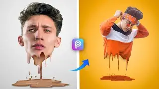 PicsArt Realistic Drip Effect Photo Editing !! PicsArt Splash 3D Drip Effect Photo Editing