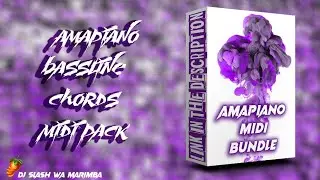 🔥🔐Free Amapiano Midi Pack Bundle 2023|Bique Bassline,Chords,Logdrum & more