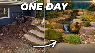 Creating the Perfect Patio Falls: 1 Day Waterfall Transformation | Inspiration Gardens Part 1