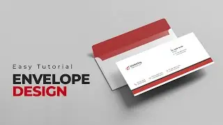 Envelope Design in Illustrator Tutorial | How to Make envelope layout | Create Envelope | 