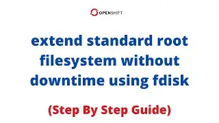 Increase/Extend Root Filesystem Online Without Downtime & Without Losing Data Using fdisk In Linux