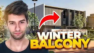 Archicad 25: WINTER BALCONY In 9 Minutes
