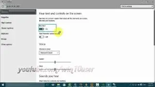Windows 10 : How to turn on or turn off narrator (voice assistant)
