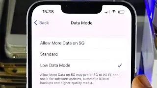 ANY iPhone How To Activate Low Data Mode!