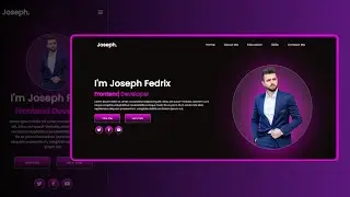 Responsive Animated  Portfolio Website using HTML & CSS