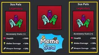 How To Get Sus Pals in Meme Sea | Sus Pals Accessory