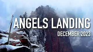 We LOST our Friend while Hiking Angel's Landing in a Snowstorm | Vegas and Utah Trip Day 1