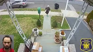 Good Samaritan tackles suspected package thief