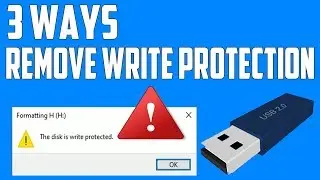 3 Ways Remove Write Protection From USB Pendrive | 