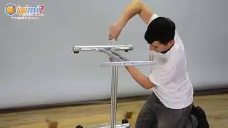 İyimi Pratik Tekerlekli Orta Sehpa Metal Ayaklı Masa 60x100