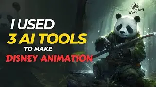 I Used Mid-Journey AI to Create Disney Level Animation | Make Image to Disney Animation Free