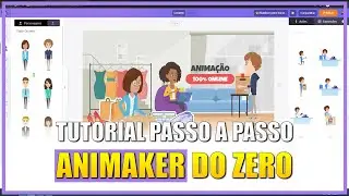 Criar Vídeo Animado com ANIMAKER do ZERO - Tutorial Completo