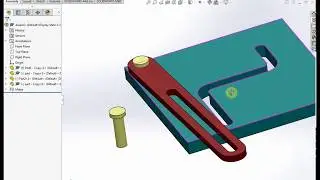 SolidWorks 2017 Tutorials Advance Mate(Path Mate, Slot Mate)