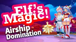 Breaking Airship Norms: Tsundere Elf’s Magical DPS Mastery!