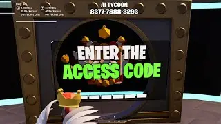 AI TYCOON Fortnite (How to get JESTER PET / SECRET VAULT ACCESS CODE) | Fortnite AI Tycoon Code