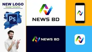 News Logo Template - ADOBE PHOTOSHOP TUTORIAL