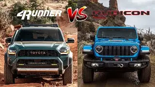 2025 Toyota 4Runner TRD PRO vs 2025 Jeep Wrangler Rubicon 4xe Comparison | Off-Road Battles!