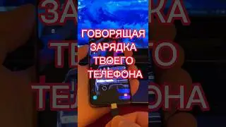 Говорящая зарядка 🔌 твоего телефона