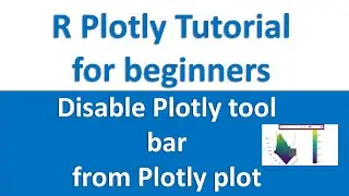 R Plotly Tutorial | Disable Plotly tool bar from Plotly Plots