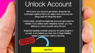 How to Unlock Snapchat Account 2022 | How to Unlock Snapchat Account When Permanently Locked 2022