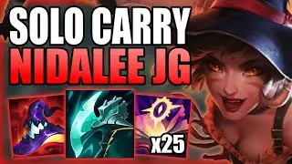 THIS IS HOW YOU CAN CARRY GAMES BY YOURSELF AS NIDALEE JUNGLE! - Gameplay Guide League of Legends