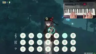 Coffin Dance Played by Hutao on Lyre (with hand cam) ~ Genshin Impact 1.4