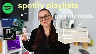 spotify playlists choose my next read 📖🎶