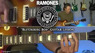 Ramones - Blitzkrieg Bop Guitar Lesson