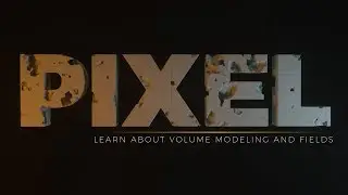 Cinema 4D R20: Volume Modeling and Fields for Damaged Trailer Text