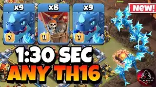 TH16 Electro Dragon Attack Strategy (2024) TH16 Attack Strategy (Clash of Clans)