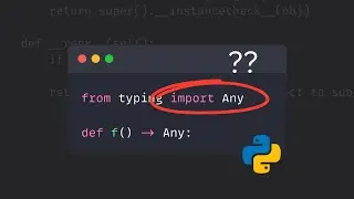 The WILDCARD type in typing Module || 2MinutesPy