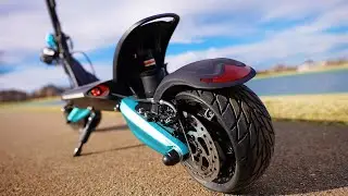 8 Wide-Wheel Electric Scooter! Nanrobot Lightning