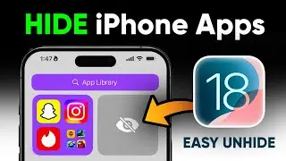 How to HIDE Apps on iPhone? Unhide Apps in iOS 18 Public Beta