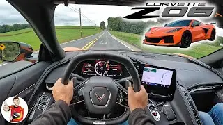 The 2023 Chevy Corvette Z06 is a Flat-Plane V8 American Exotic (POV First Drive)