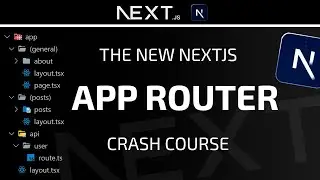 NextJS app router is amazing! Learn the new NextJS in this 1.5 hour crash course.