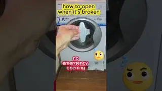 How to Open a Broken Washing Machine, NO Emergency🚨 Opening⁉️ #broken #washingmachine #beko #opening