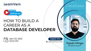 Webinar on How to build a Career as a Database Developer