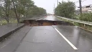 Typhoon Lan makes landfall in western Japan bringing heavy rainfall