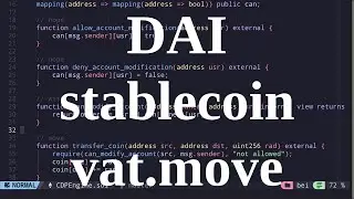 vat.move | Rewrite DAI stablecoin | part 4