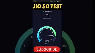 Jio 5G Speed Test In Night | #jio5gspeedtest #shorts #short #youtubeshorts #ytshorts #shortsvideo