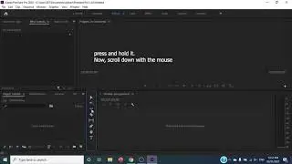 Drop down menu not opening in Adobe premiere / Adobe after effects
