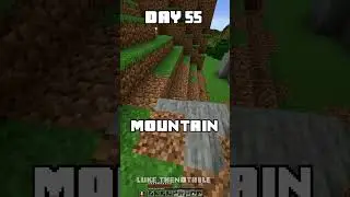 100 Days - [Minecraft Shorts] - Day 55 #minecraft #100days