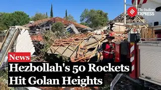 Hezbollah Attack On Israel: Launches Over 50 Rockets at Golan Heights in Retaliation for Strike