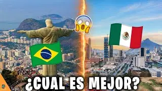 Mejores Ciudades De BRASIL vs Mejores Ciudades De MEXICO