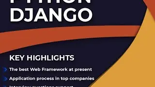 Webinar on Python Django Framework