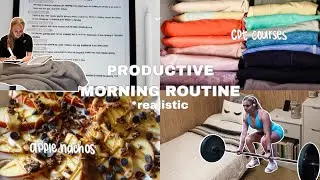 PRODUCTIVE MORNING ROUTINE *VERY REALISTIC